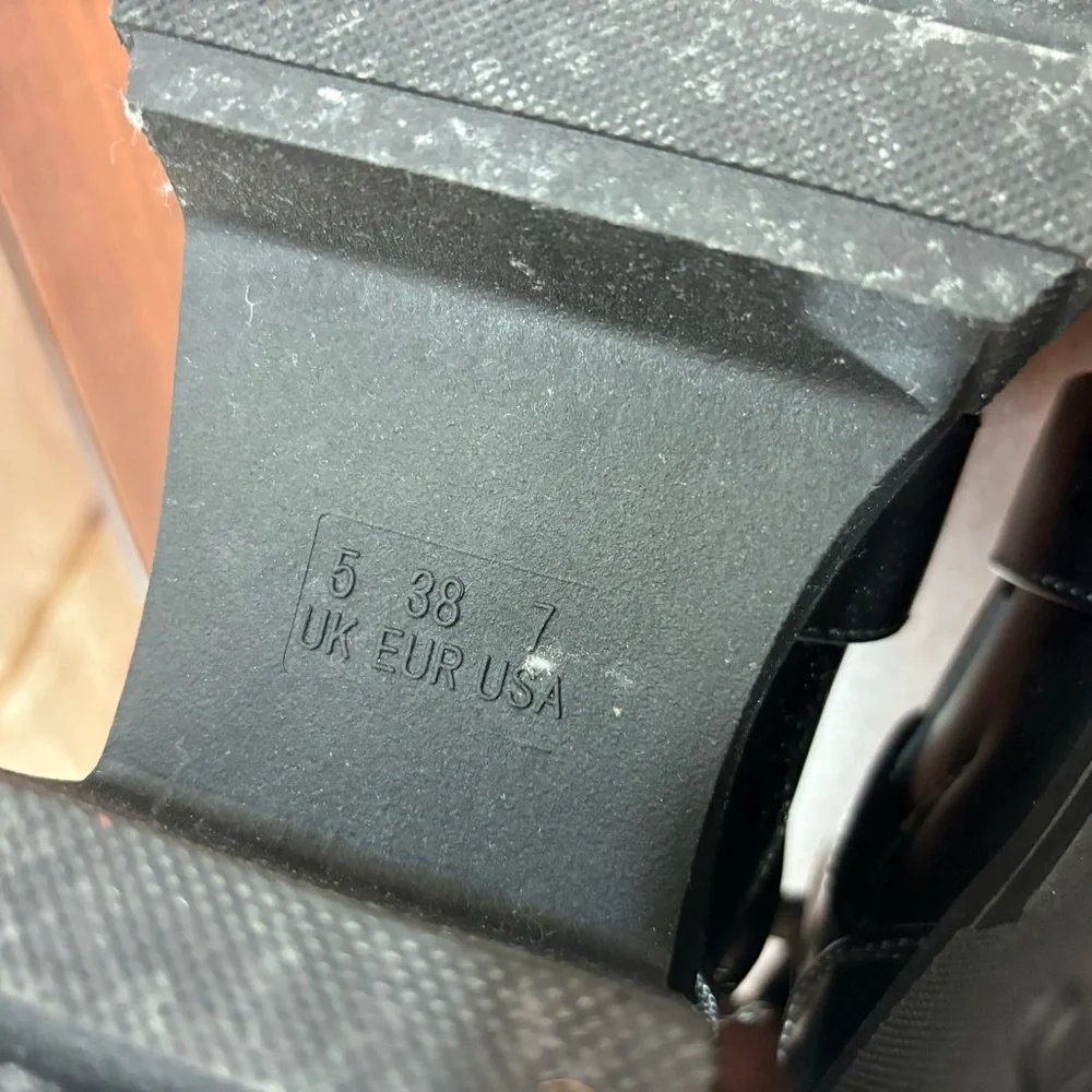 Lola Casademunt Buckle Anke Black Combat Boot - Picture 14 of 14